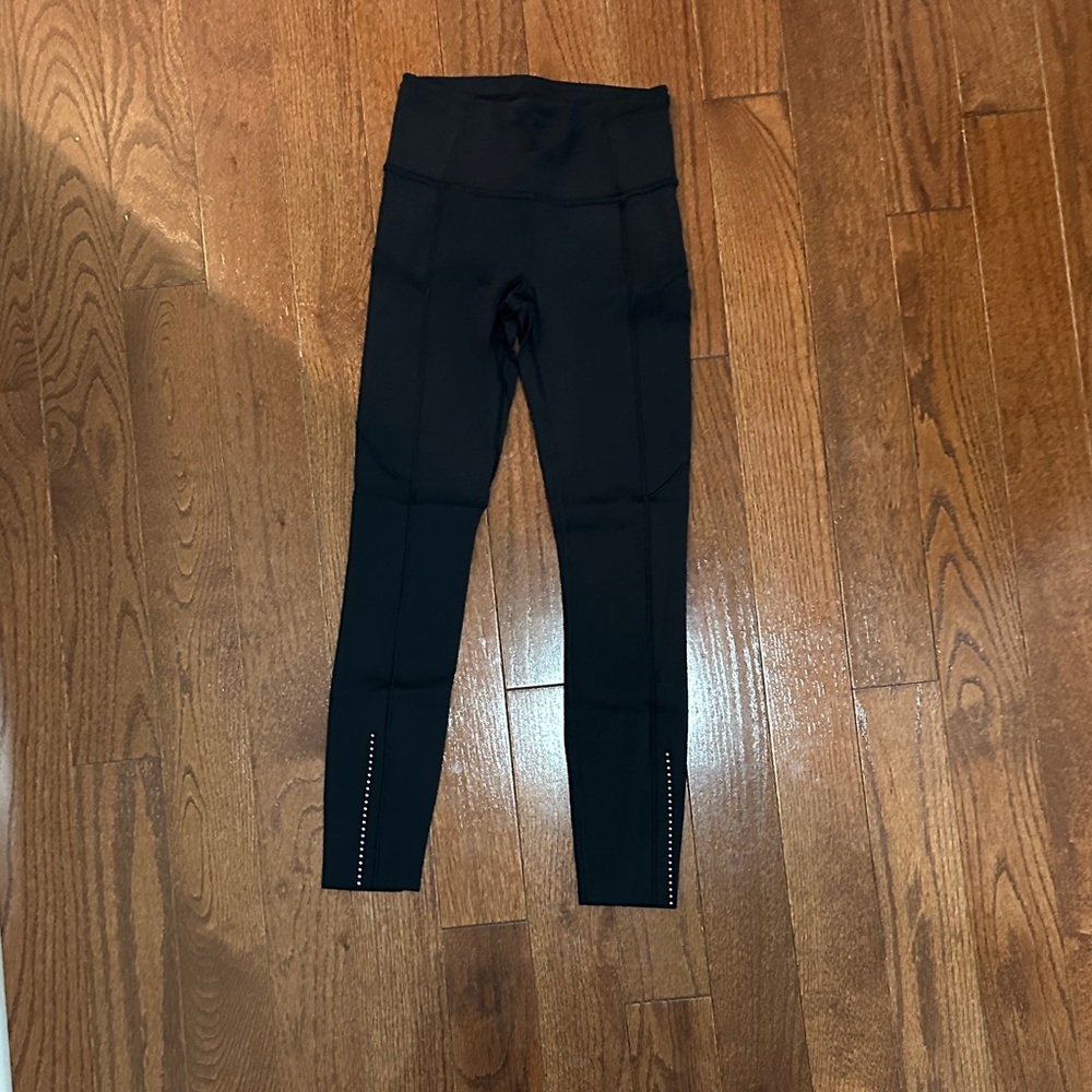 lululemon athletica women’s Fast and Free Black Leggings size 2